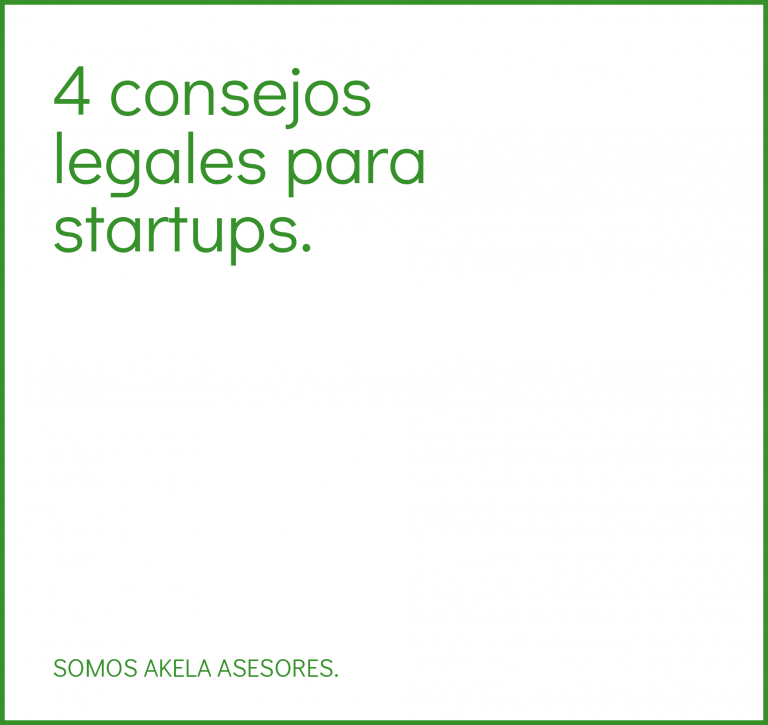 4 consejos legales para startups
